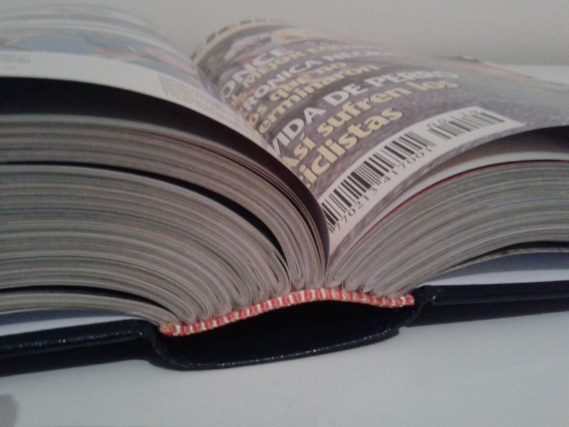 Encuadernación artesanal de revistas de Ciclismo a Fondo